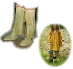 Very high top mukluks and very small