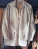 Handstitched creme deer with pockets $700.00
