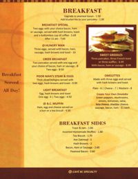 Lunch Menu