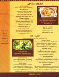 Appetizers and Salads